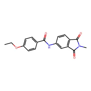 4-ethoxy-N-(2-methyl-1,3-dioxoisoindolin-5-yl)benzamide structure
