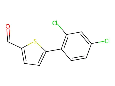 5-(2,4-Dichlorophenyl)thiophene-2-carbaldehyde structure