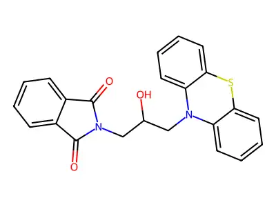 2-(2-Hydroxy-3-phenothiazin-10-ylpropyl)isoindole-1,3-dione structure