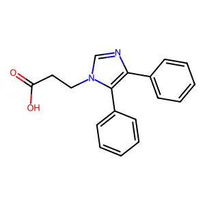 3-(4,5-二苯基-1H-咪唑-1-基)丙酸 structure