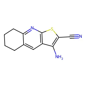 3-Amino-5,6,7,8-tetrahydrothieno[2,3-b]quinoline-2-carbonitrile structure