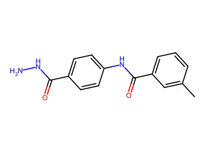 N-[4-(hydrazinocarbonyl)phenyl]-3-methylbenzamide structure