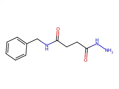N-Benzyl-4-hydrazino-4-oxobutanamide structure