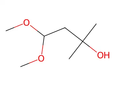 4,4-Dimethoxy-2-methylbutan-2-ol structure