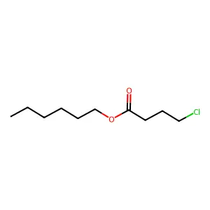 Hexyl 4-chlorobutanoate structure