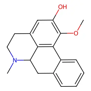 (-)-Nornuciferine structure