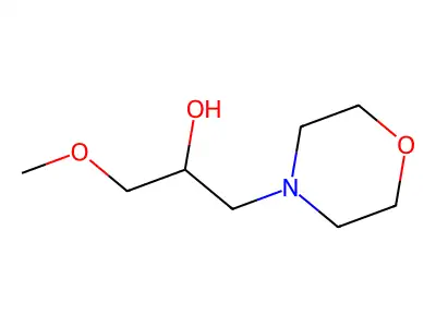 1-Methoxy-3-(morpholin-4-yl)propan-2-ol structure