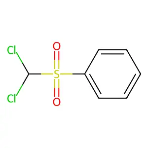 Sulfone, dichloromethyl phenyl structure