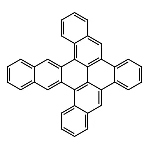 Dinaphtho(3,2,1-FG:1',2',3'-ST)pentacene structure