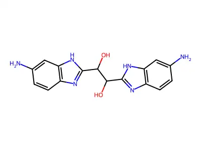1,2-Bis-(5-amino-1H-benzoimidazol-2-yl)-ethane-1,2-diol structure