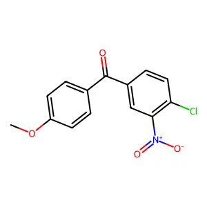 {4-Chloro-3-nitrophenyl}(4-methoxyphenyl)methanone structure