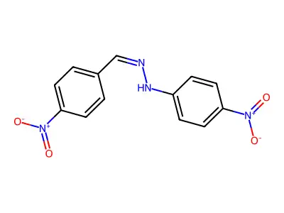 4-Nitrobenzaldehyde 4-nitrophenylhydrazone structure