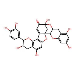 Dehydrodicatechin A structure