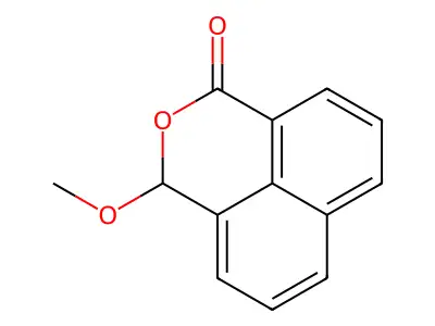 3-Methoxy-1H,3H-naphtho[1,8-cd]pyran-1-one structure