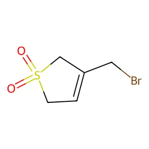 Thiophene, 3-(bromomethyl)-2,5-dihydro-, 1,1-dioxide structure