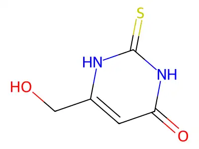 6-(Hydroxymethyl)-2-thiouracil structure
