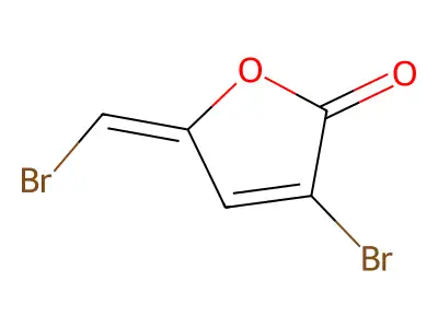 3-Bromo-5-(bromomethylidene)furan-2-one structure