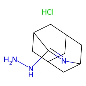 4-Azatricyclo(4.3.1.1(sup 3,8))undec-4-ene, 5-hydrazino-, hydrochloride structure