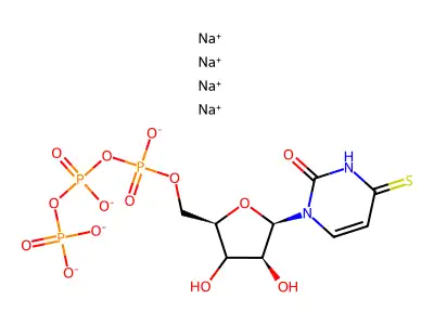 4-Thiouridine triphosphate structure