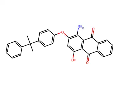 9,10-Anthracenedione, 1-amino-4-hydroxy-2-[4-(1-methyl-1-phenylethyl)phenoxy]- structure