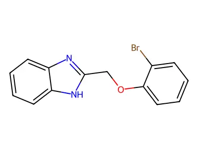 2-[(2-bromophenoxy)methyl]-1H-benzimidazole structure