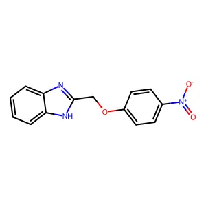 2-[(4-nitrophenoxy)methyl]-1H-benzimidazole structure