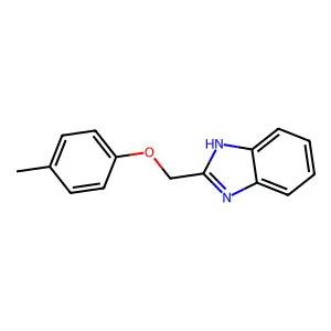 2-[(4-methylphenoxy)methyl]-1H-benzimidazole structure