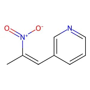3-(2-Nitro-1-propen-1-yl)pyridine structure