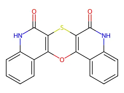 [1,4]Oxathiino[3,2-c:5,6-c']diquinoline-6,8(5H,9H)-dione structure