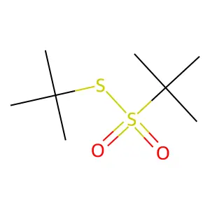 2-Tert-butylsulfonylsulfanyl-2-methylpropane structure