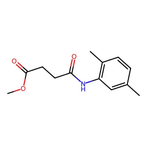 Methyl 4-(2,5-dimethylanilino)-4-oxobutanoate structure