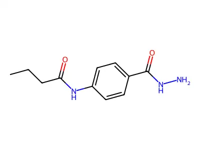 N-[4-(Hydrazinocarbonyl)phenyl]butanamide structure