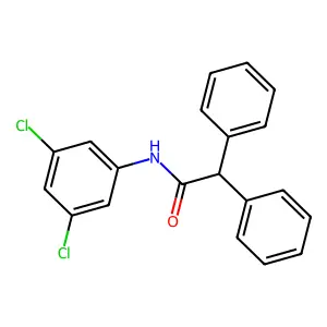 N-(3,5-dichlorophenyl)-2,2-diphenylacetamide structure