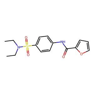 N-[4-(diethylsulfamoyl)phenyl]furan-2-carboxamide structure