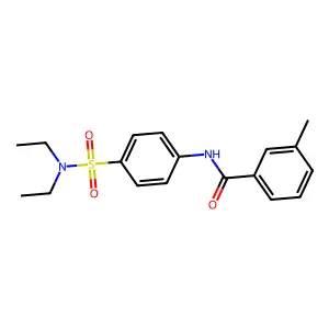 N-[4-(diethylsulfamoyl)phenyl]-3-methylbenzamide structure