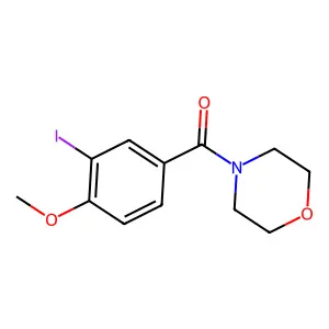 4-(3-Iodo-4-methoxybenzoyl)morpholine structure
