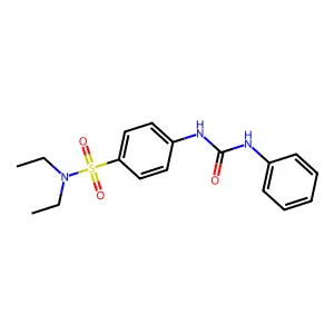 1-[4-(Diethylsulfamoyl)phenyl]-3-phenylurea structure
