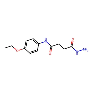 N-(4-Ethoxyphenyl)-4-hydrazino-4-oxobutanamide structure