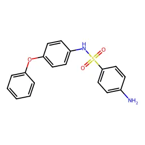 4-amino-N-(4-phenoxyphenyl)benzenesulfonamide structure