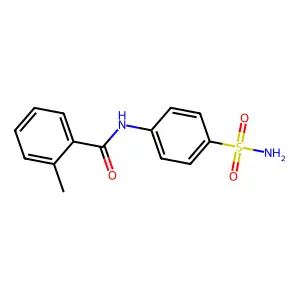 2-methyl-N-(4-sulfamoylphenyl)benzamide structure