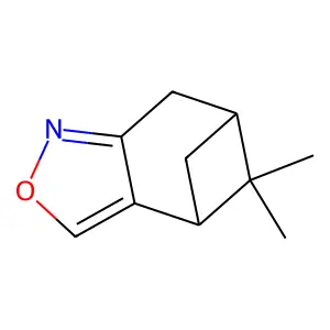 (1R,8R)-9,9-dimethyl-4-oxa-5-azatricyclo[6.1.1.02,6]deca-2,5-diene structure