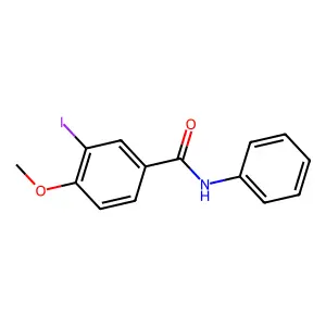 3-iodo-4-methoxy-N-phenylbenzamide structure