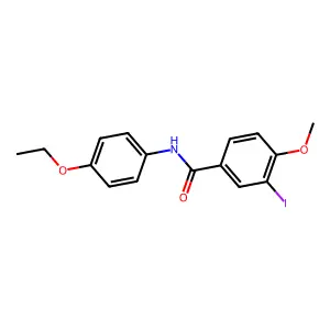 N-(4-ethoxyphenyl)-3-iodo-4-methoxybenzamide structure