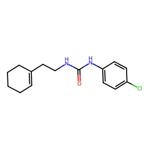 1-(4-Chlorophenyl)-3-[2-(cyclohexen-1-yl)ethyl]urea structure
