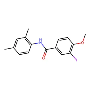 N-(2,4-dimethylphenyl)-3-iodo-4-methoxybenzamide structure