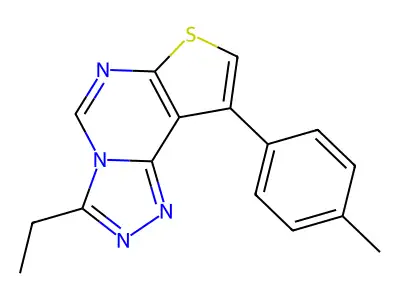 3-Ethyl-9-(p-tolyl)thieno[3,2-e][1,2,4]triazolo[4,3-c]pyrimidine structure
