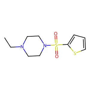 1-Ethyl-4-(2-thienylsulfonyl)piperazine structure