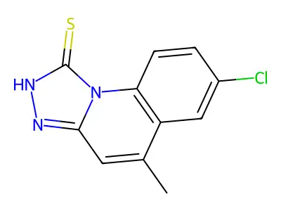 7-Chloro-5-methyl-[1,2,4]triazolo[4,3-a]quinoline-1-thiol structure