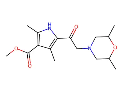 1H-Pyrrole-3-carboxylicacid,5-[ acetyl]-2,4-dimethyl-,methylester structure