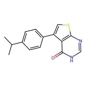 5-(4-Isopropyl-phenyl)-3H-thieno[2,3-d]pyrimidin-4-one structure
